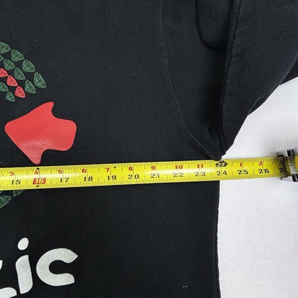 Connetic Y2K Men's‎ Sweatshirt XL Black Logo Crown Oversized HipHop EUC - Picture 4 of 8